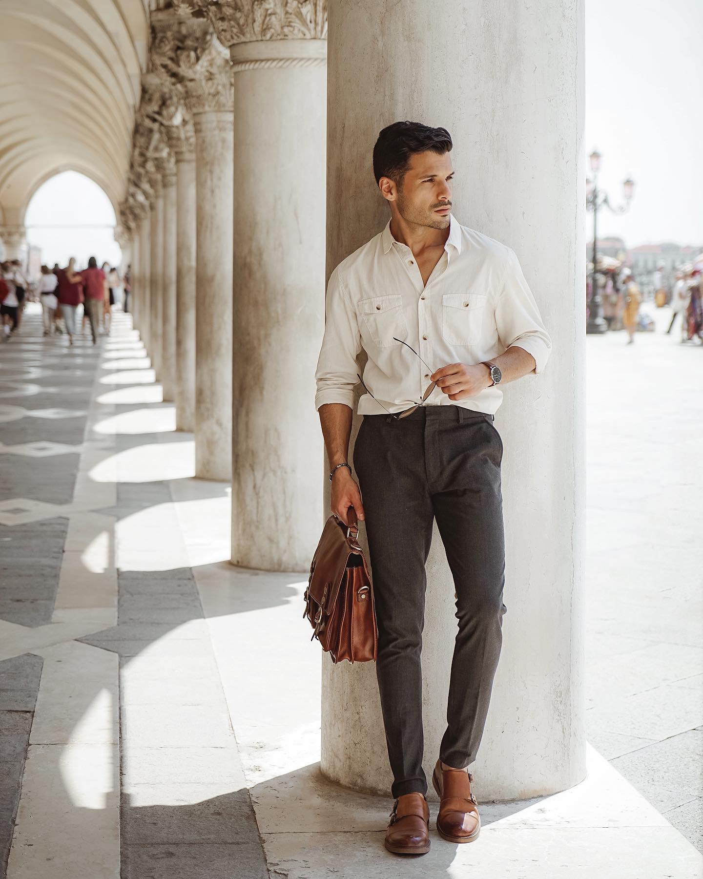 Outfit Business Formale – Pantalone Classico, Camicia e Scarpa Classica