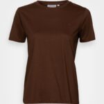 T-Shirt Calvin Klein Regular Marrone