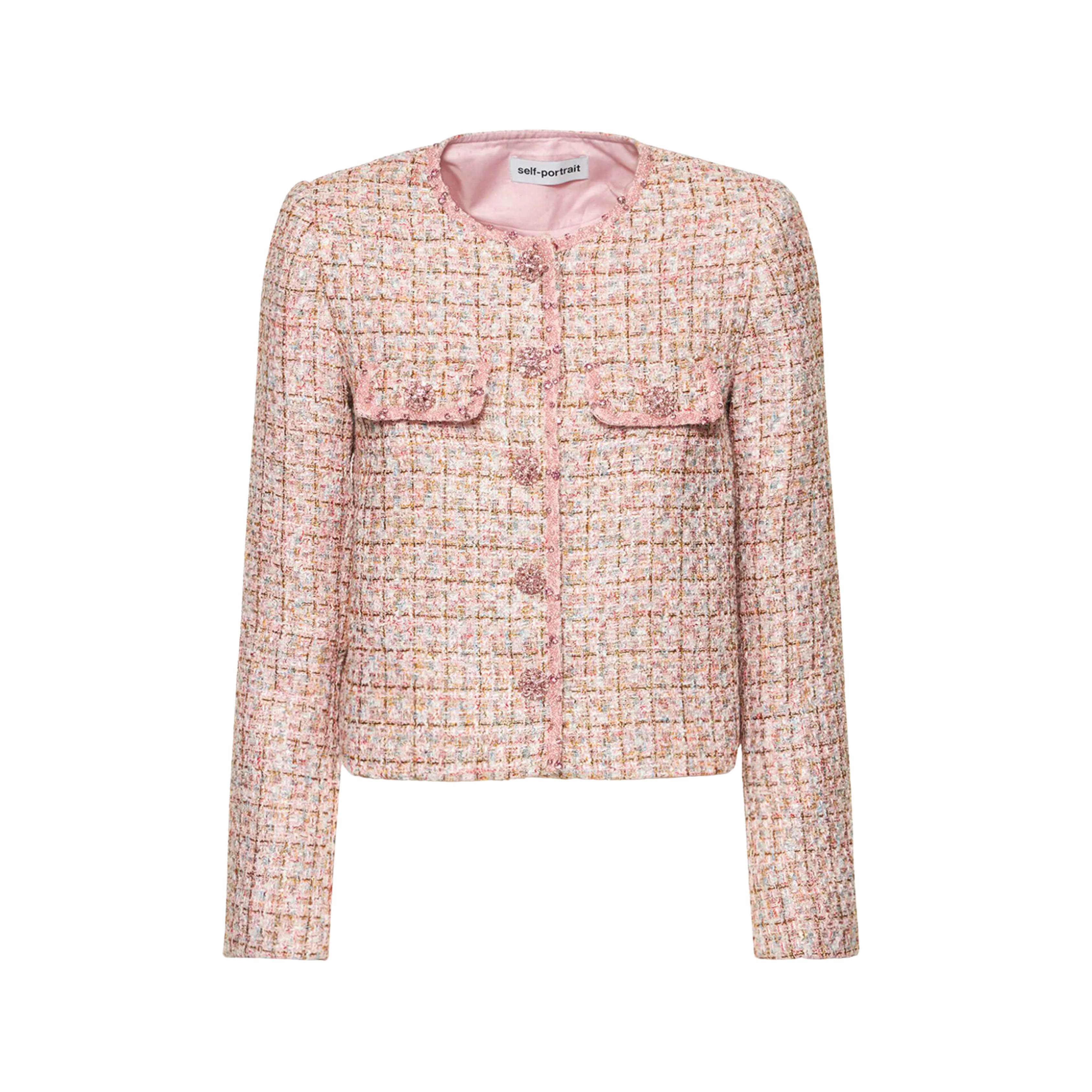 Giacca Tweed Rosa – Donna